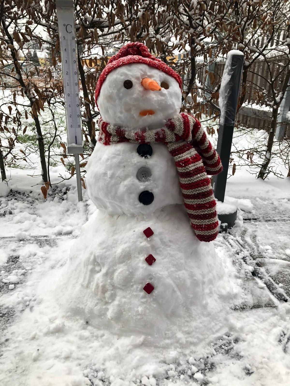 Mein erster Schneemann