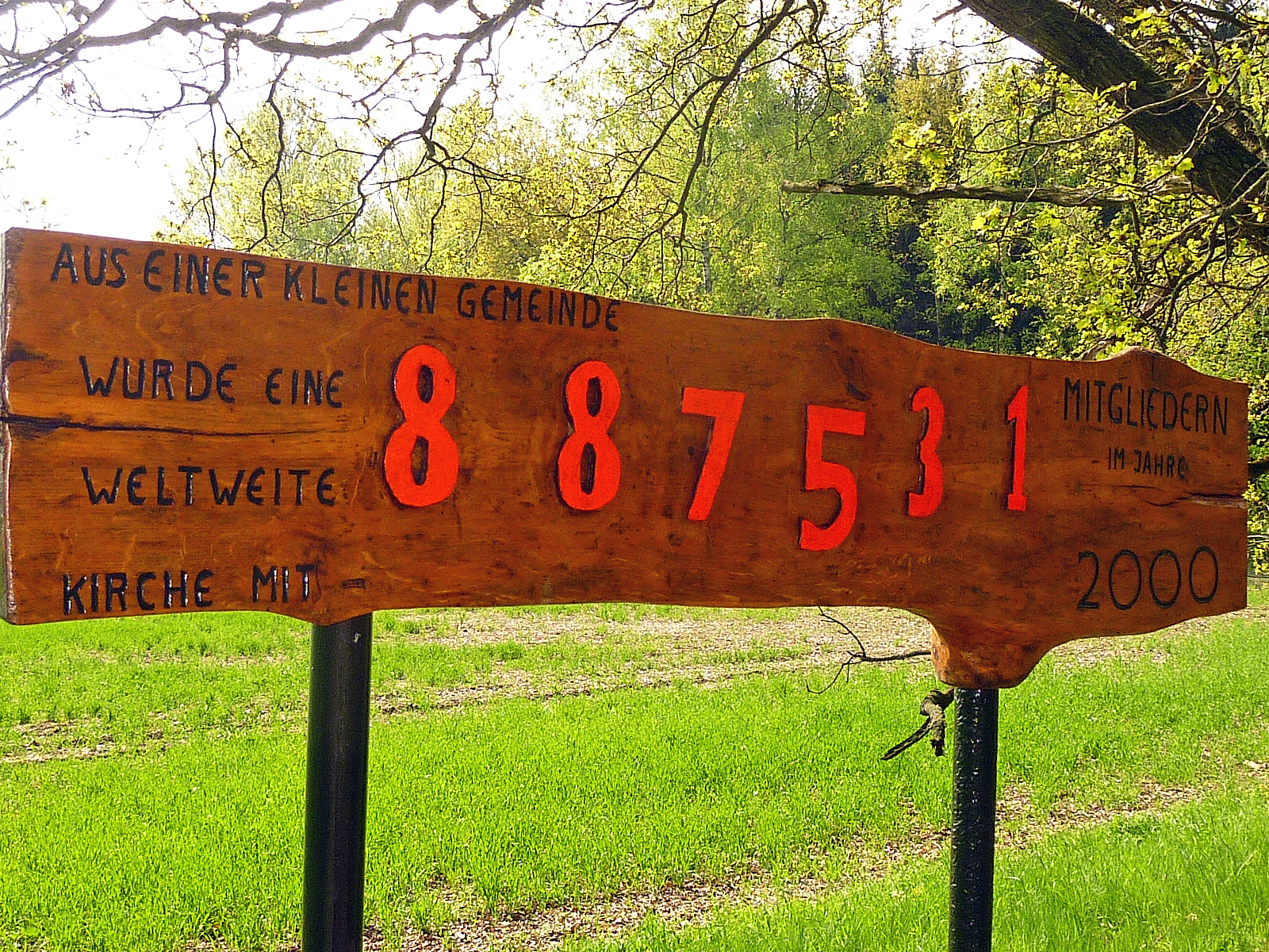 Skulpturenpfad – „Die große Zahl“