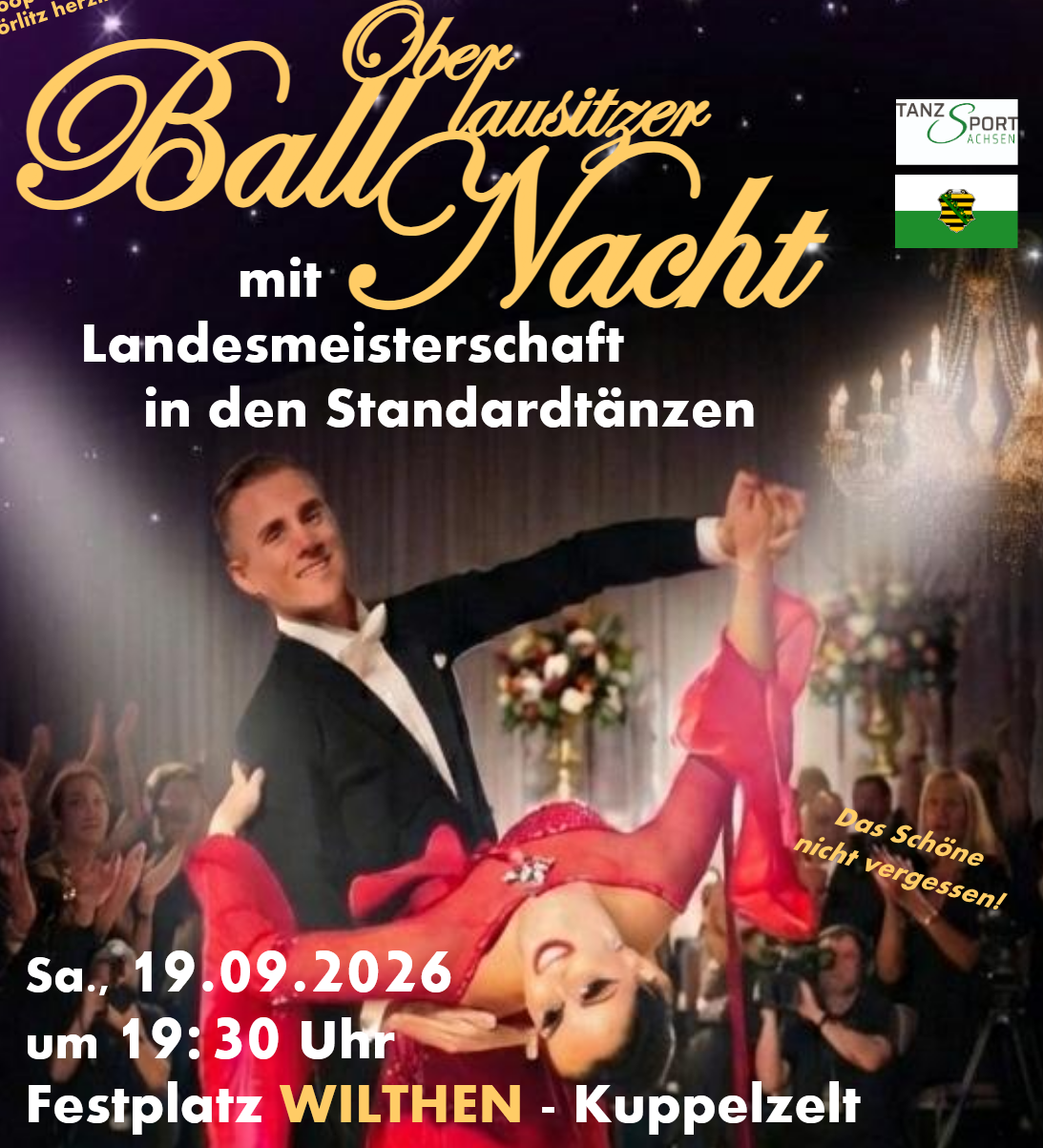 Oberlausitzer Ballnacht mit Landesmeisterschaft der Standardtänze – Wilthen